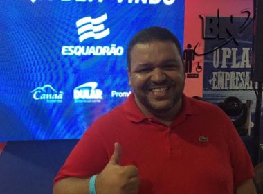 Daniel Viana, criador de um dos uniformes do Bahia (Foto: Ulisses Gama/Bahia Notícias)